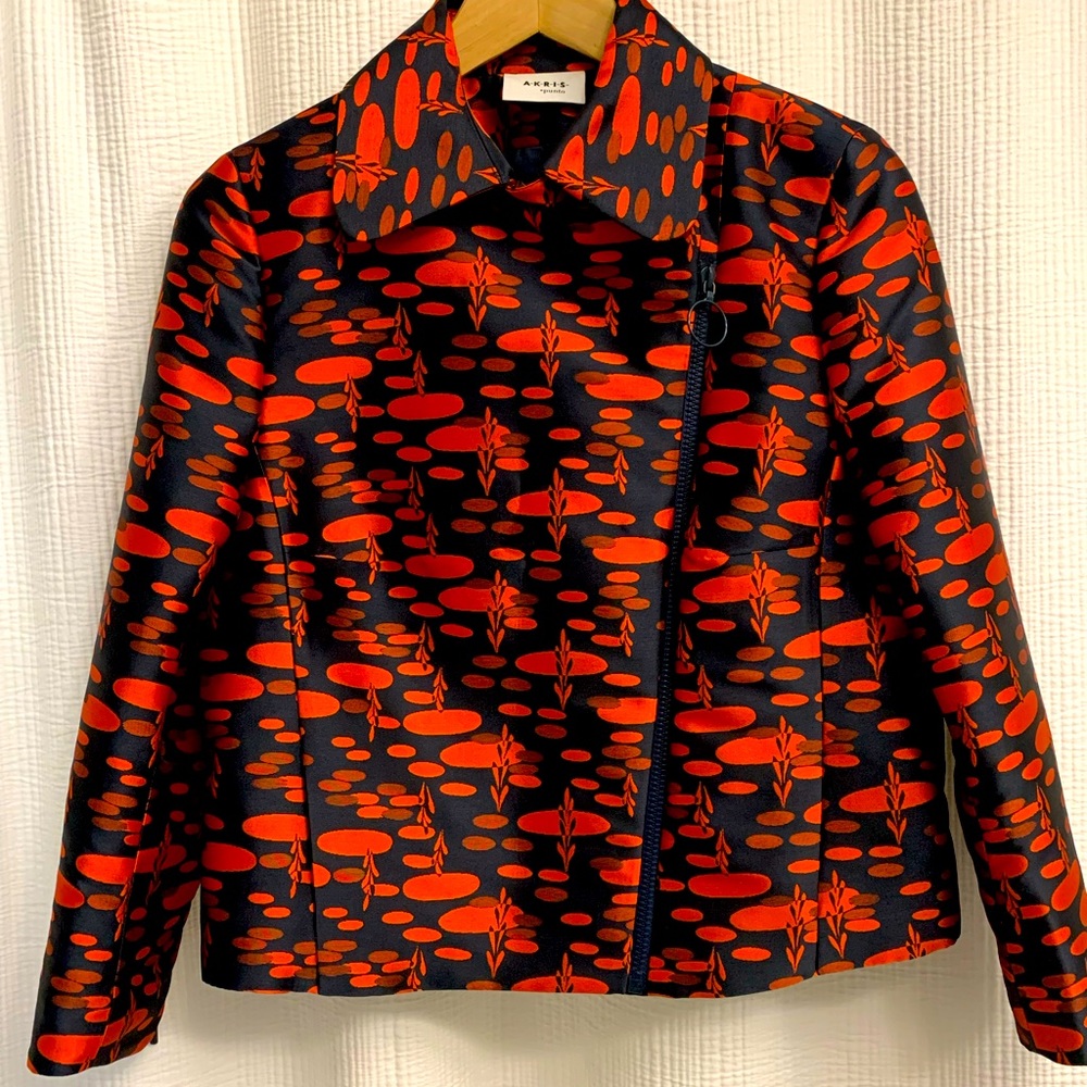 Akris motorcycle style jacket. Pet free, smoke free home. Never worn.